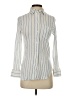 J.Crew 100% Cotton Stripes White Ivory Long Sleeve Blouse Size 0 - photo 1