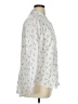 Alexander Jordan 100% Rayon Print Ivory Long Sleeve Blouse Size XL - photo 4