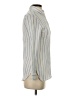 J.Crew 100% Cotton Stripes White Ivory Long Sleeve Blouse Size 0 - photo 4