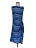 Thakoon 100% Silk Graphic Blue Casual Dress Size 4 - photo 1