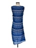 Thakoon 100% Silk Graphic Blue Casual Dress Size 4 - photo 2