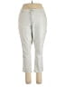 Coldwater Creek Silver Jeggings Size 18 - photo 1