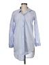 Forever 21 Blue Long Sleeve Button-Down Shirt Size M - photo 1