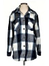 Thread & Supply 100% Polyester Plaid Blue Coat Size S - photo 1