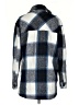 Thread & Supply 100% Polyester Plaid Blue Coat Size S - photo 2