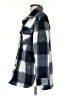 Thread & Supply 100% Polyester Plaid Blue Coat Size S - photo 5