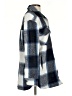 Thread & Supply 100% Polyester Plaid Blue Coat Size S - photo 4