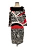 Adrienne Vittadini Animal Print Red Casual Dress Size S - photo 1