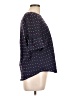 IZOD 100% Cotton Polka Dots Blue Short Sleeve Blouse Size L - photo 4