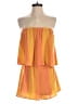 Show Me Your Mumu Color Block Orange Yellow Romper Size XS - photo 1