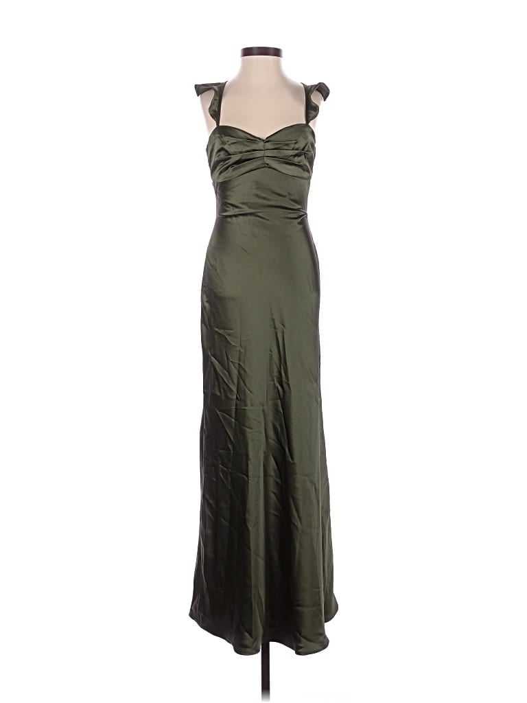 Pre-owned Lulus Cocktail Dress In Green