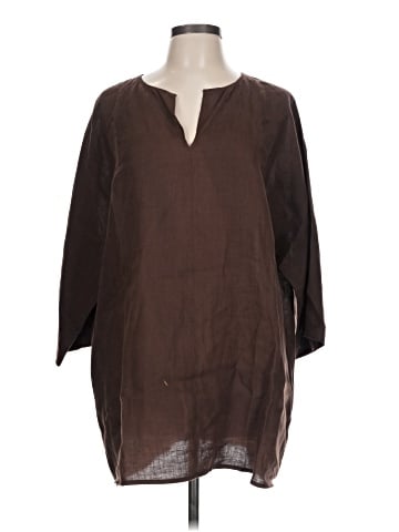 Eileen Fisher Long Sleeve Blouse (view 1)