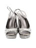 Pelle Moda Silver Heels Size 7 - photo 2