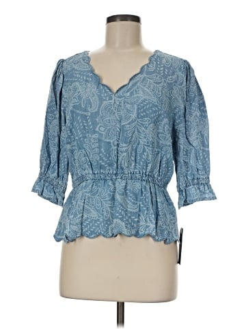 Democracy 3/4 Sleeve Blouse (view 1)