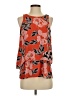 Cooper & Ella 100% Polyester Orange Sleeveless Blouse Size S - photo 1