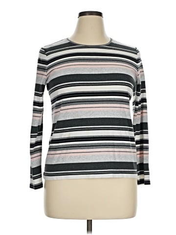 Croft & Barrow 3/4 Sleeve T-Shirt (view 1)
