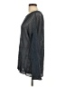 Christopher Fischer Solid Blue Black Pullover Sweater Size L - photo 5