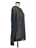 Christopher Fischer Solid Blue Black Pullover Sweater Size L - photo 4