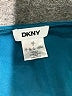 DKNY 100% Polyester Solid Teal Casual Dress Size 6 - photo 7