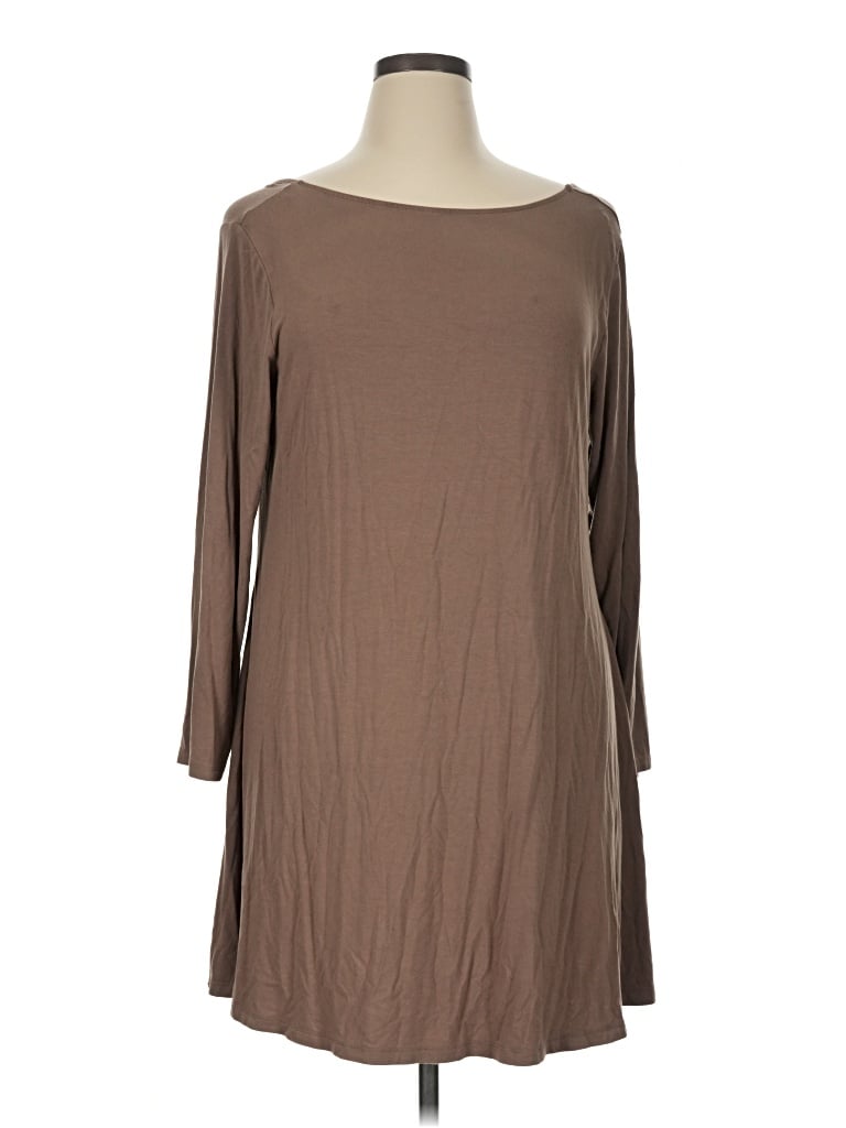 Pre-owned Old Navy Casual Dress In Brown