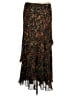 Peruvian Connection 100% Viscose Print Brown Casual Skirt Size 1X (estimated) - photo 1