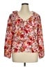 Old Navy 100% Polyester Pink 3/4 Sleeve Blouse Size XL - photo 1