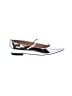 Marc Fisher Metallic Silver Flats Size 9 1/2 - photo 1