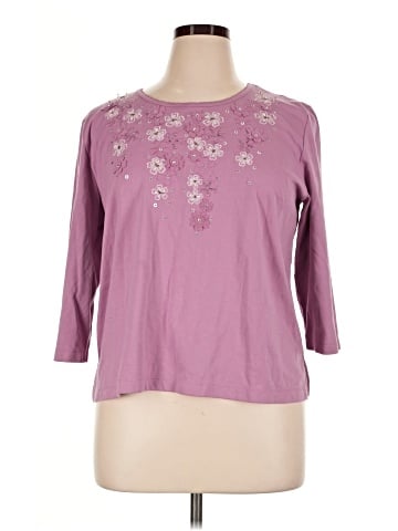 Alfred Dunner 3/4 Sleeve T-Shirt (view 1)