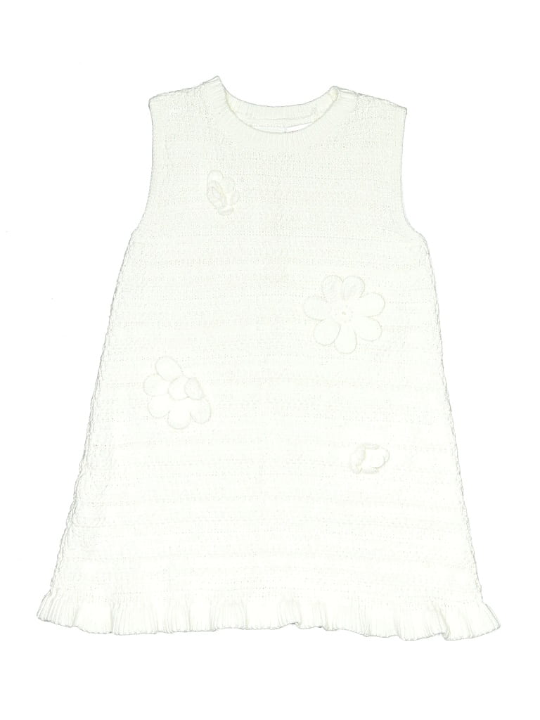 Pre-owned Zara Kids' Dress In White