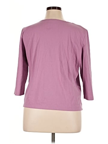 Alfred Dunner 3/4 Sleeve T-Shirt (view 2)