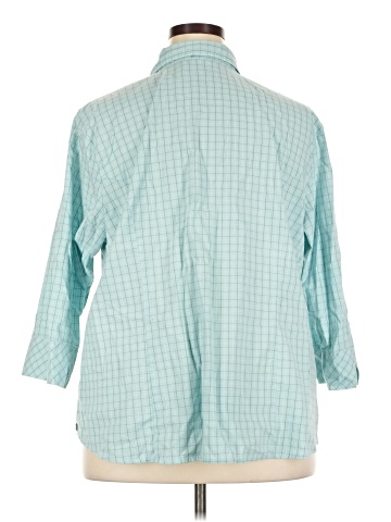 Riders by Lee 3/4 Sleeve Button-Down Shirt (view 2)