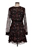 Lulus 100% Polyester Floral Black Cocktail Dress Size L - photo 1