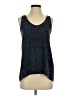 Soprano 100% Polyester Blue Sleeveless Top Size S - photo 1
