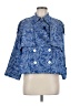 Derek Lam 10 Crosby Paisley Blue Jacket Size M - photo 1