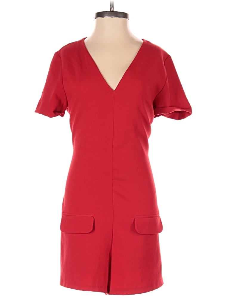 Pre-owned Zara Basic Romper In Red