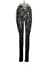 Michi Animal Print Black Leggings Size 23 waist (estimated) - photo 1