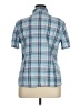 Faded Glory Plaid Blue Short Sleeve Button-Down Shirt Size XL - photo 2