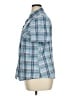 Faded Glory Plaid Blue Short Sleeve Button-Down Shirt Size XL - photo 5