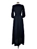 DKNY 100% Polyester Solid Blue Casual Dress Size 8 - photo 2