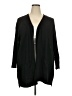 Terra & Sky Black Cardigan Size 3X - photo 1