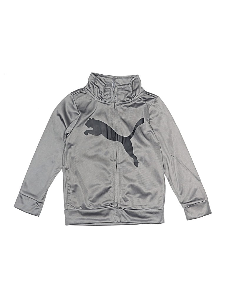 Puma Kids' Track Jacket In Gray
