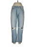 AGOLDE 100% Cotton Hearts Blue Jeans Size 31 waist - photo 1