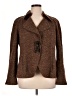 Ellen Tracy Tweed Brown Jacket Size 16 - photo 1