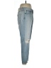 AGOLDE 100% Cotton Hearts Blue Jeans Size 31 waist - photo 4