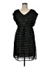 Collective Concepts 100% Polyester Polka Dots Black Cocktail Dress Size M - photo 1