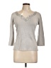 Joseph A. Silver Pullover Sweater Size L - photo 1