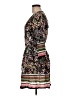 C'est Moi 100% Viscose Floral Black Casual Dress Size M - photo 5