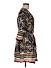 C'est Moi 100% Viscose Floral Black Casual Dress Size M - photo 4