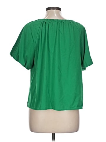 Ann Taylor Short Sleeve Blouse (view 2)