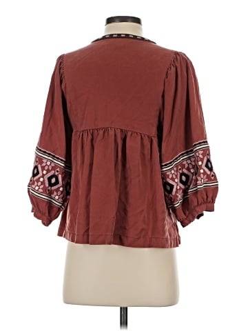 Marine Layer 3/4 Sleeve Blouse (view 2)